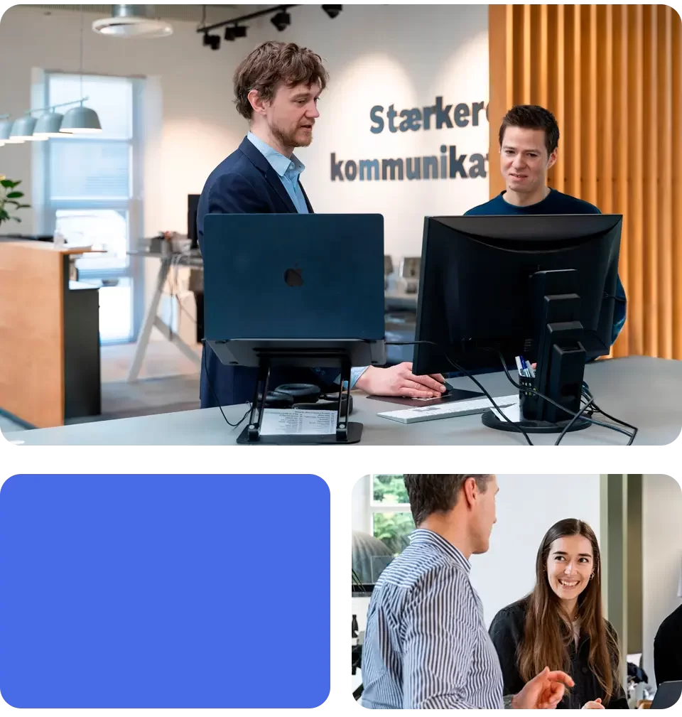 Responsiv ny hjemmeside optimeret til desktop, tablet og mobil